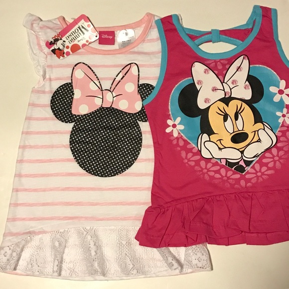 Disney Other - ❣️SALE! BNWT! 2 Minnie Mouse tops for 1 low price!